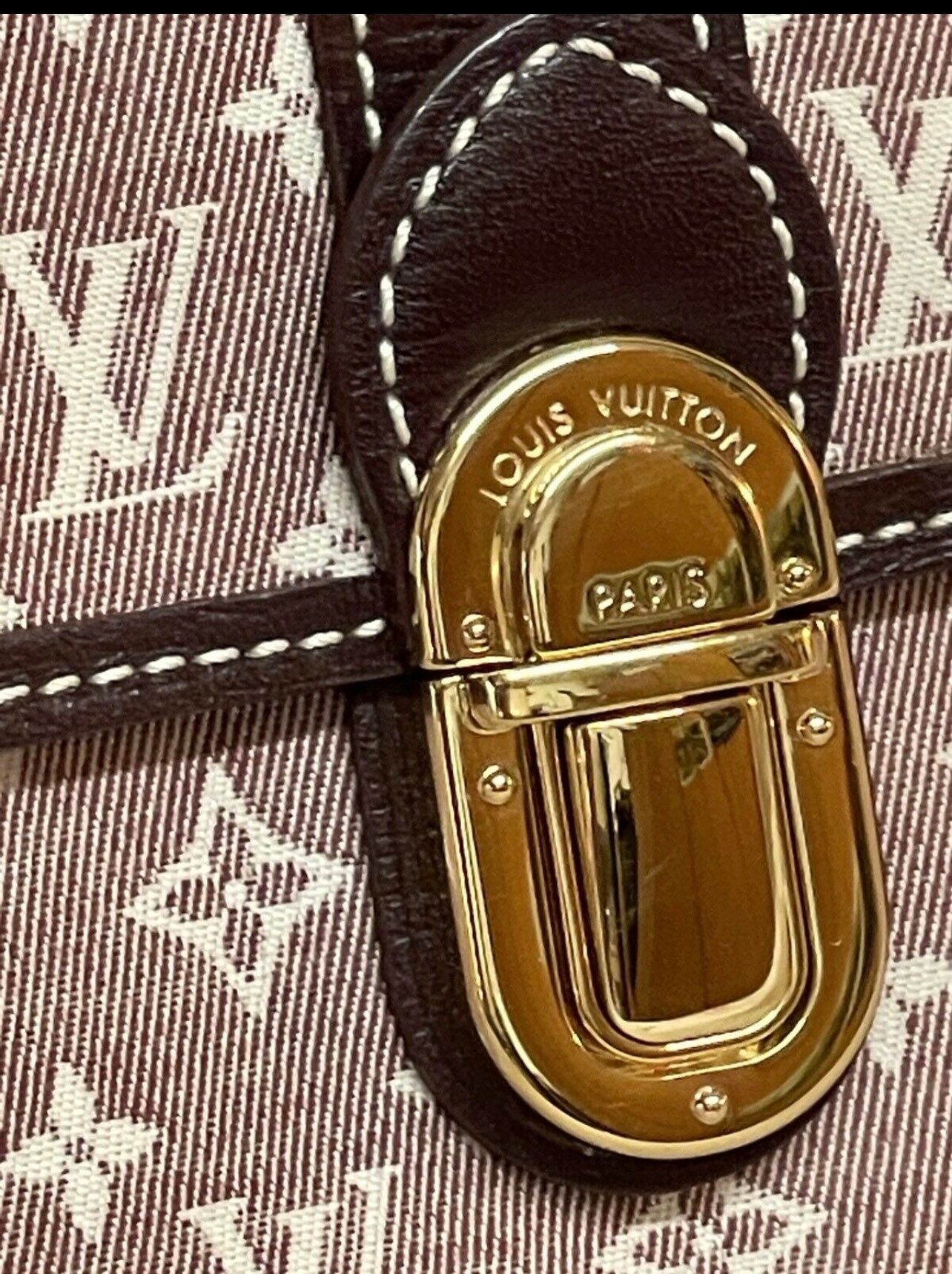 Louis Vuitton Paris Purse Idylle Mini Lin Purse Sepia Bordeaux -   Singapore