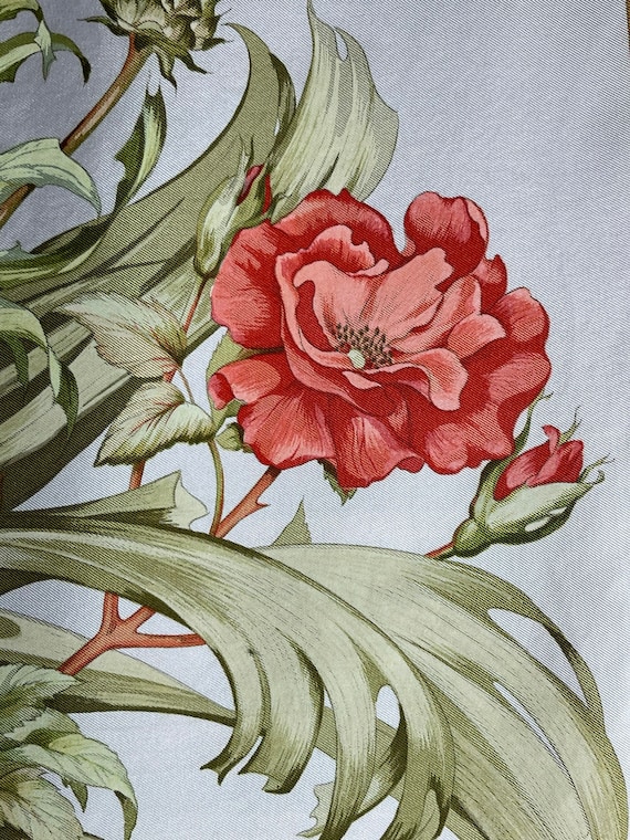 Hermes Paris Silk Scarf Regina Bouquet Spring Queen