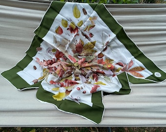Foulard En Soie Mantero Motif Butterfly - Multicouleur - Occasion