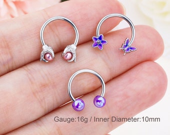 3PCS Septum Ring,Dragon Claw Septum Piercing Jewelry,Helix Piercing Jewelry,Butterfly Hoop Earring,Conch,Cartilage,Tragus,Daith Earring,Gift