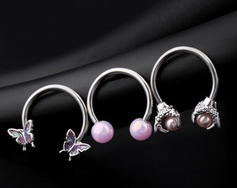 3PCS Helix Earring/Cartilage Earring/Nose/Dragon Claw Daith Earring/Tragus Piercing/Septum Ring/Piercing Jewelry/Valentines Gifts for her