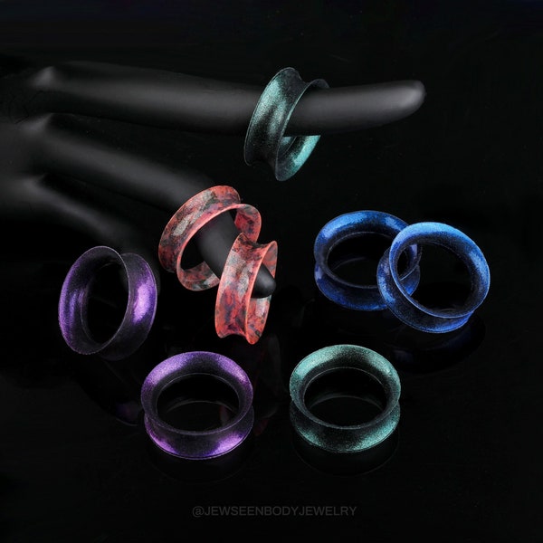 8PCS Soft Silicone Ear Gauges/2g-1''Silicone Ear Plugs/Silicone Gauges/Flexible Ear Skin Tunnels/Plug Gauges/Valentines Gifts for her