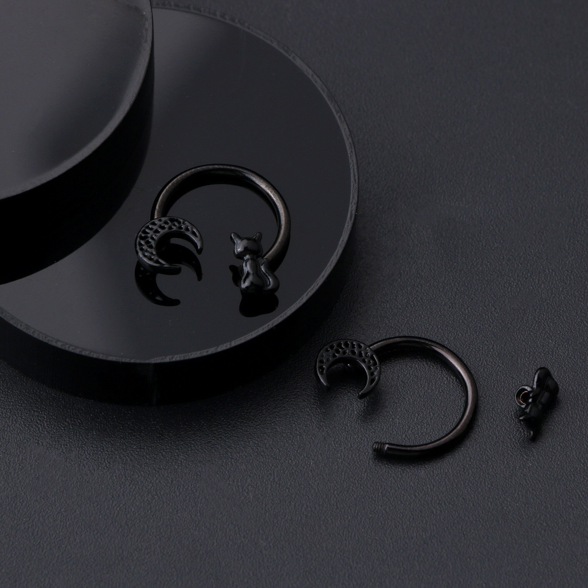 Captive Bead Ring 16g Septum Ring 316L Stainless Steel | Etsy