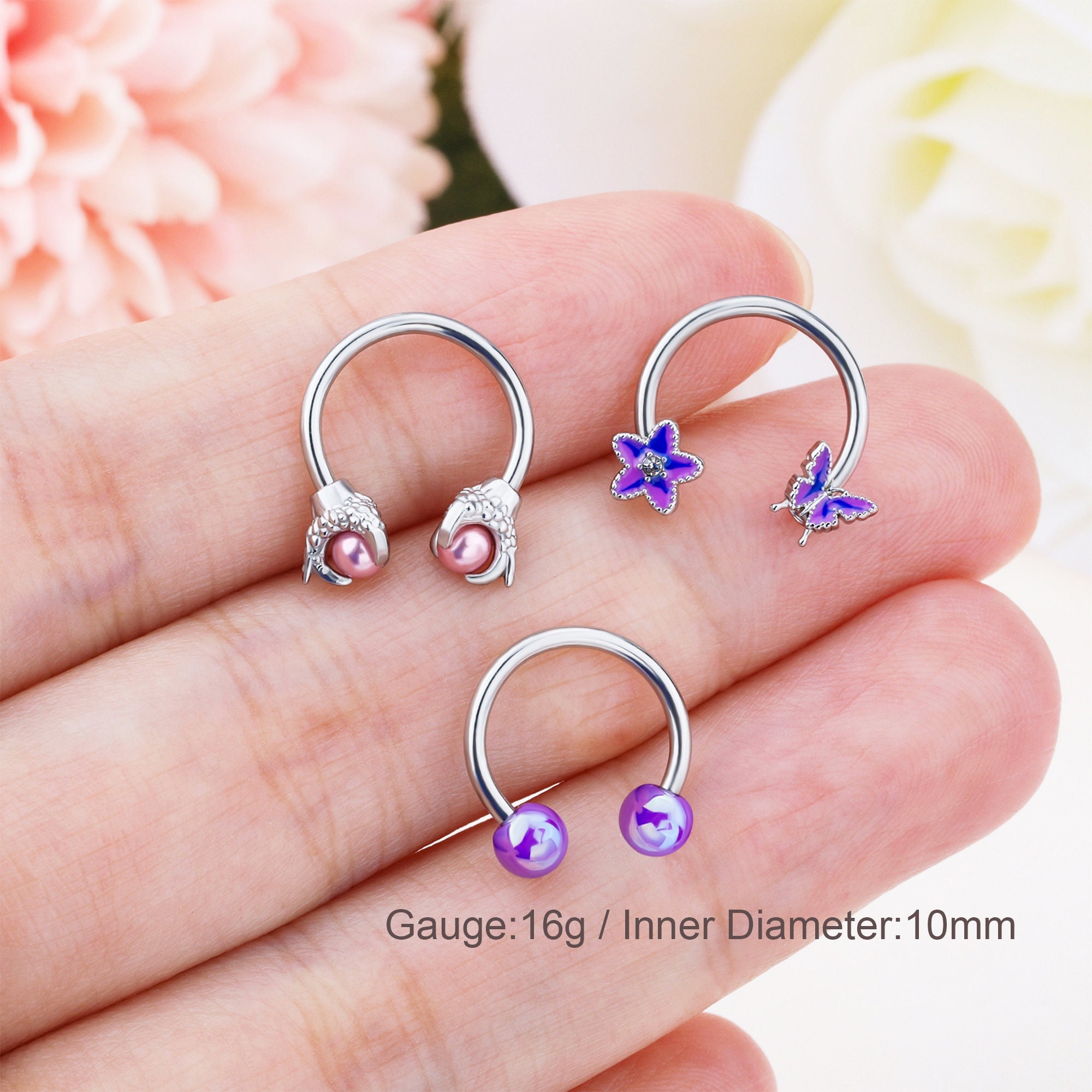 Septum piercing earrings deals