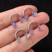 16G Butterfly Septum Ring/Horseshoe Hoop Earring/Nose Ring Hoop/( Helix) Daith Earring/Tragus Earring/Cartilage Hoop/Gift for Her 