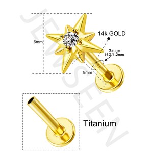 16g Opal Flat Back Earring Studs – Surgical Steel, Cartilage/Lip Rings, Silver/Rose/Gold, Made In AU (Pair)