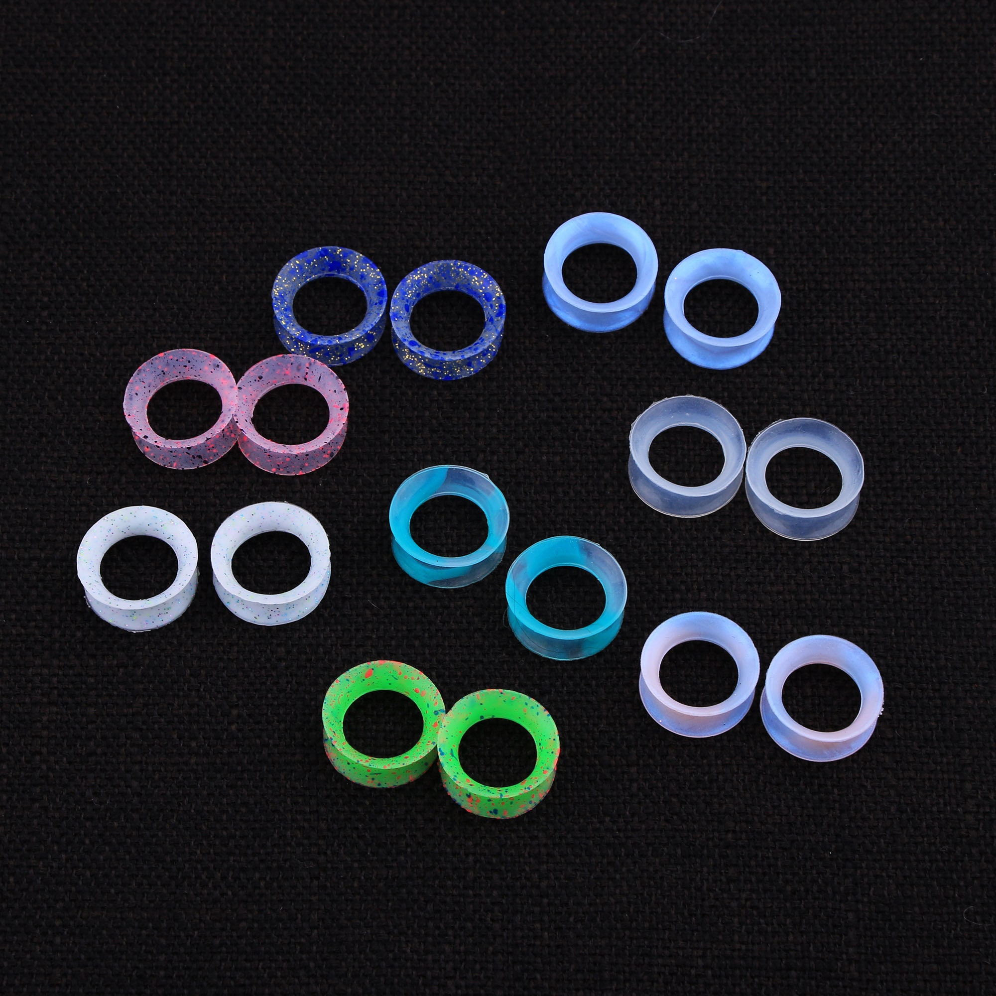 16Pcs Silicone Ear Gauges Plugs 6g1''Mixed Color Etsy