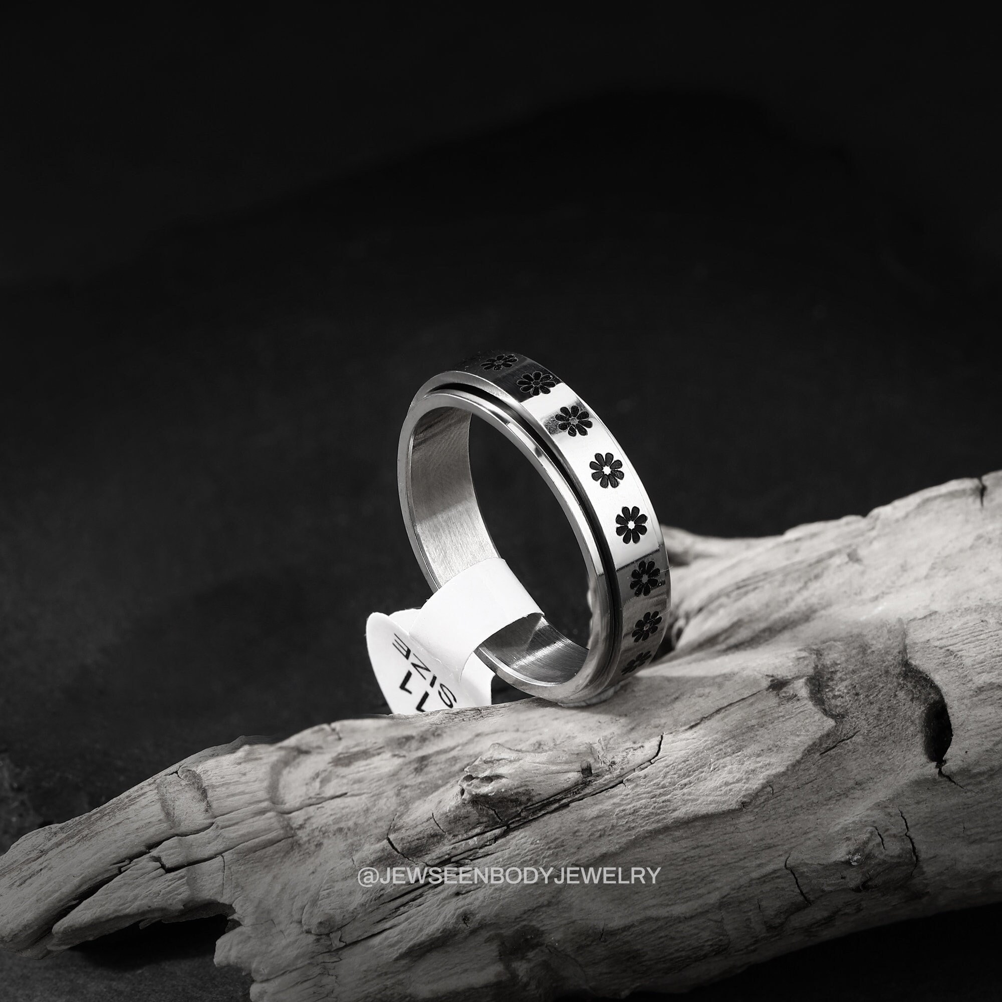 Titanium Fidget Rings Etsy Canada