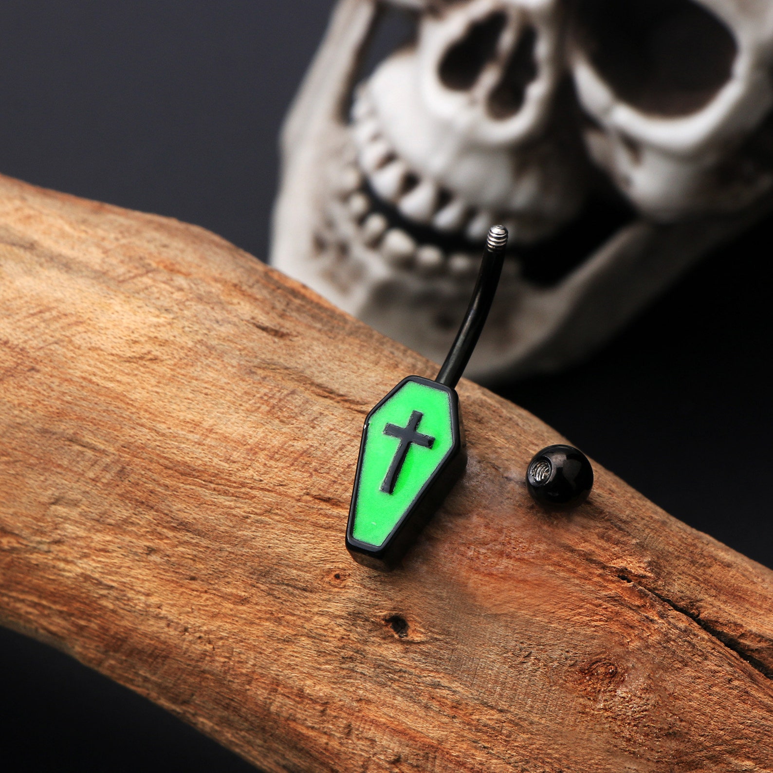 Belly Button Rings Glow in the Dark Belly Ring 316L Stainless Etsy