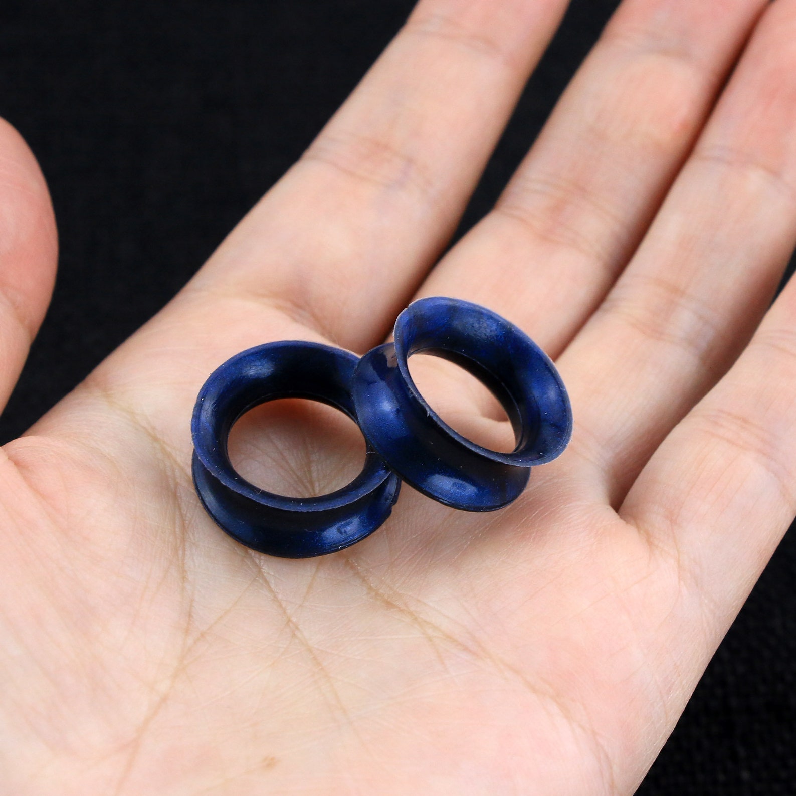 8PCS Soft Silicone Gauges/6g to 1'' Double Flared Etsy