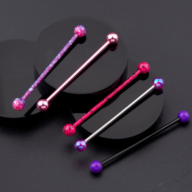 5PCS Industrial Barbell/acrylic Industrial Barbell/industrial Etsy