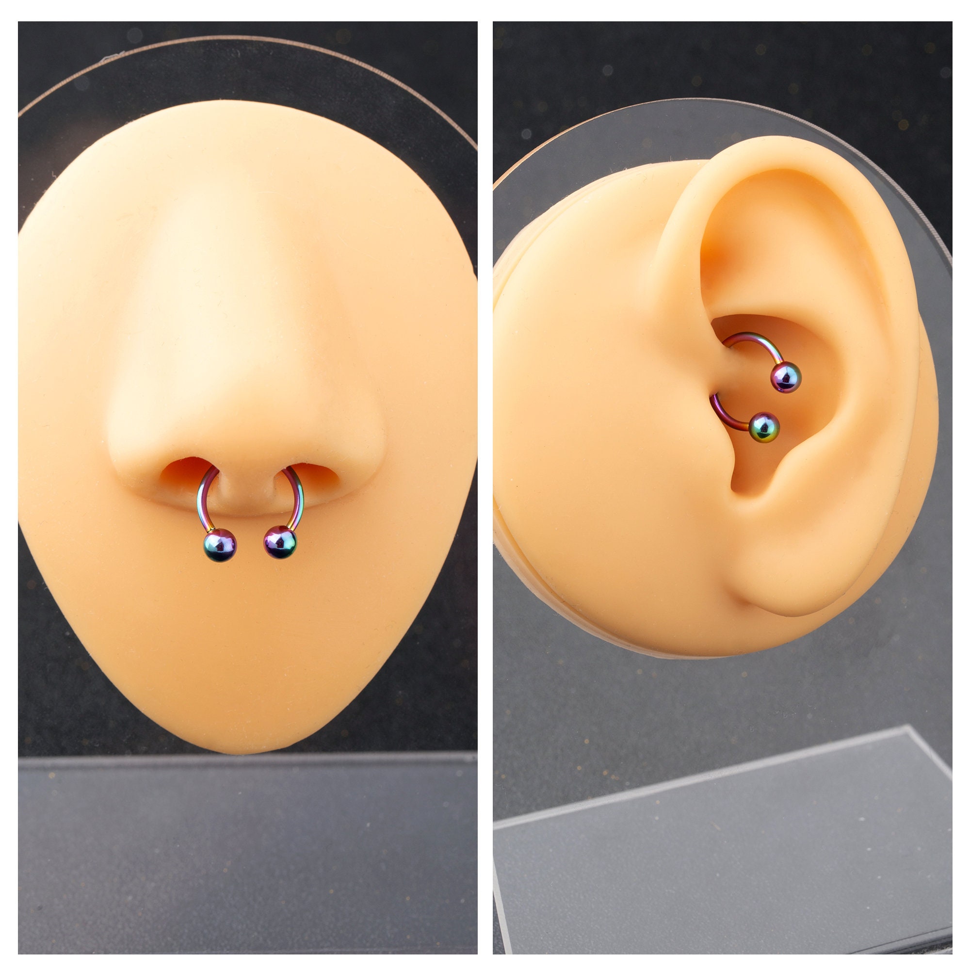 9 Pièces 16G Nez Piercing Nez Anneau Pour Femme Homme Acier Chirurgical 9 Pièces 16G Nez Piercing Nez Anneau Pour Femme Homme Acier Chirurgical