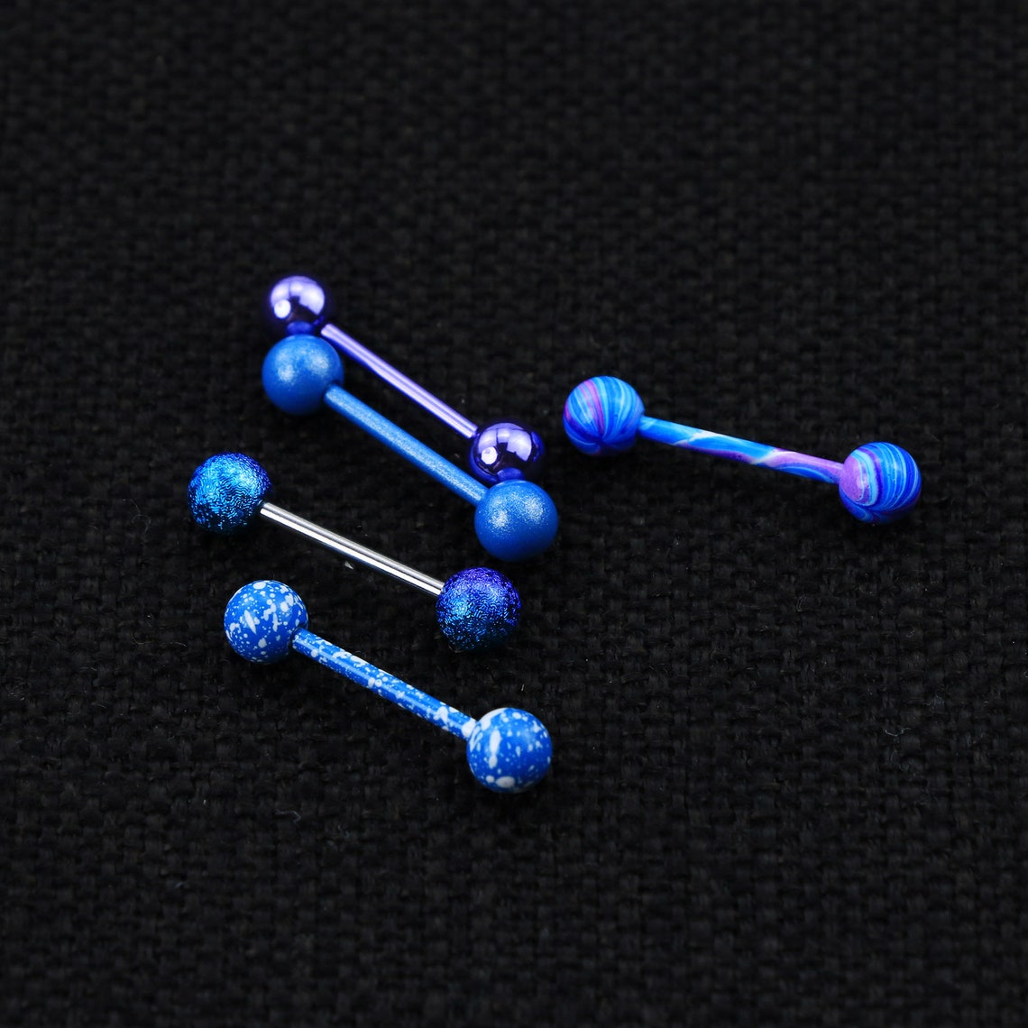 Tongue Bars 5PCS 316L Stainless Steel Tongue Barbell 14G Etsy