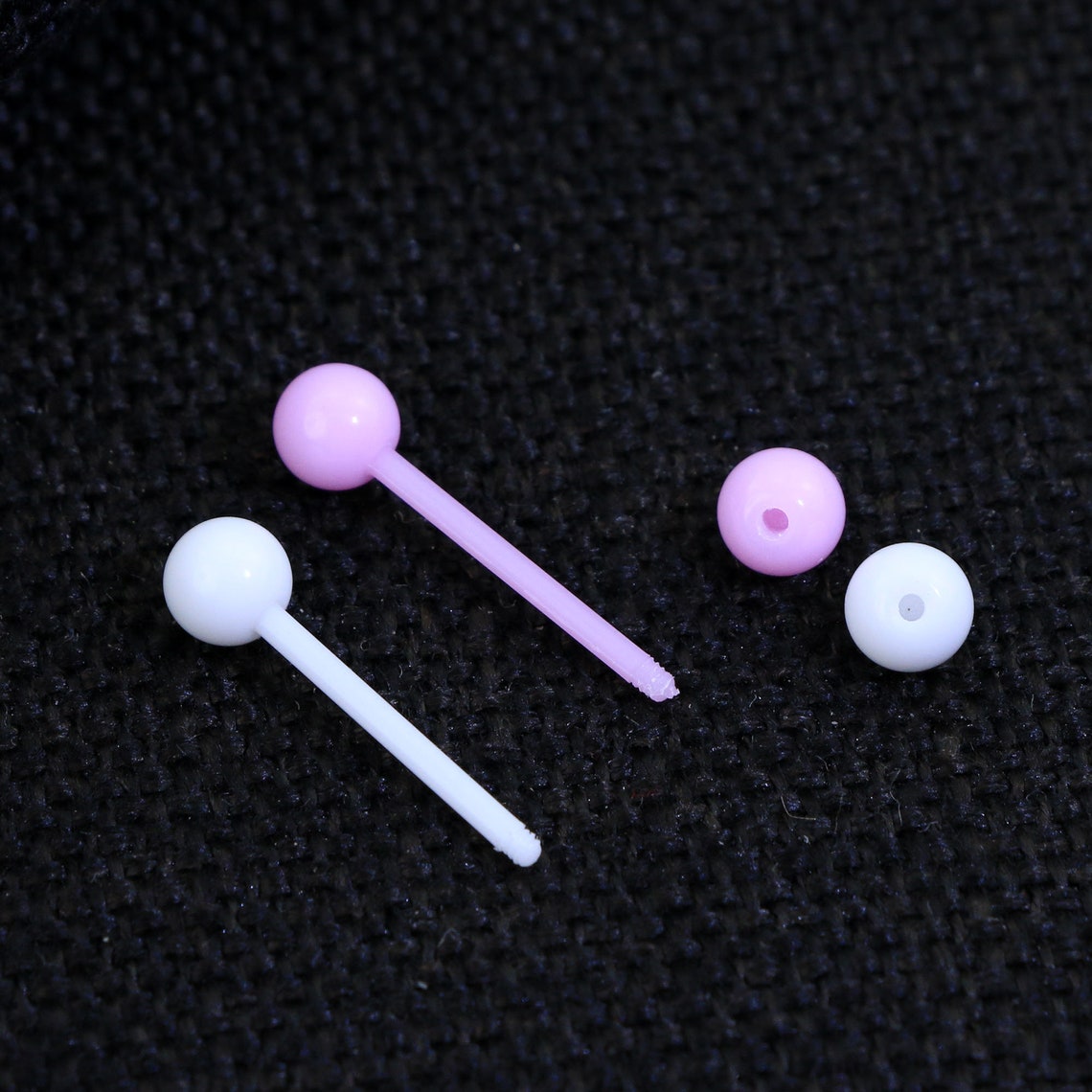 5PCS Tongue Barbell 14G Acrylic Tongue Piercing Jewelry Tongue Etsy