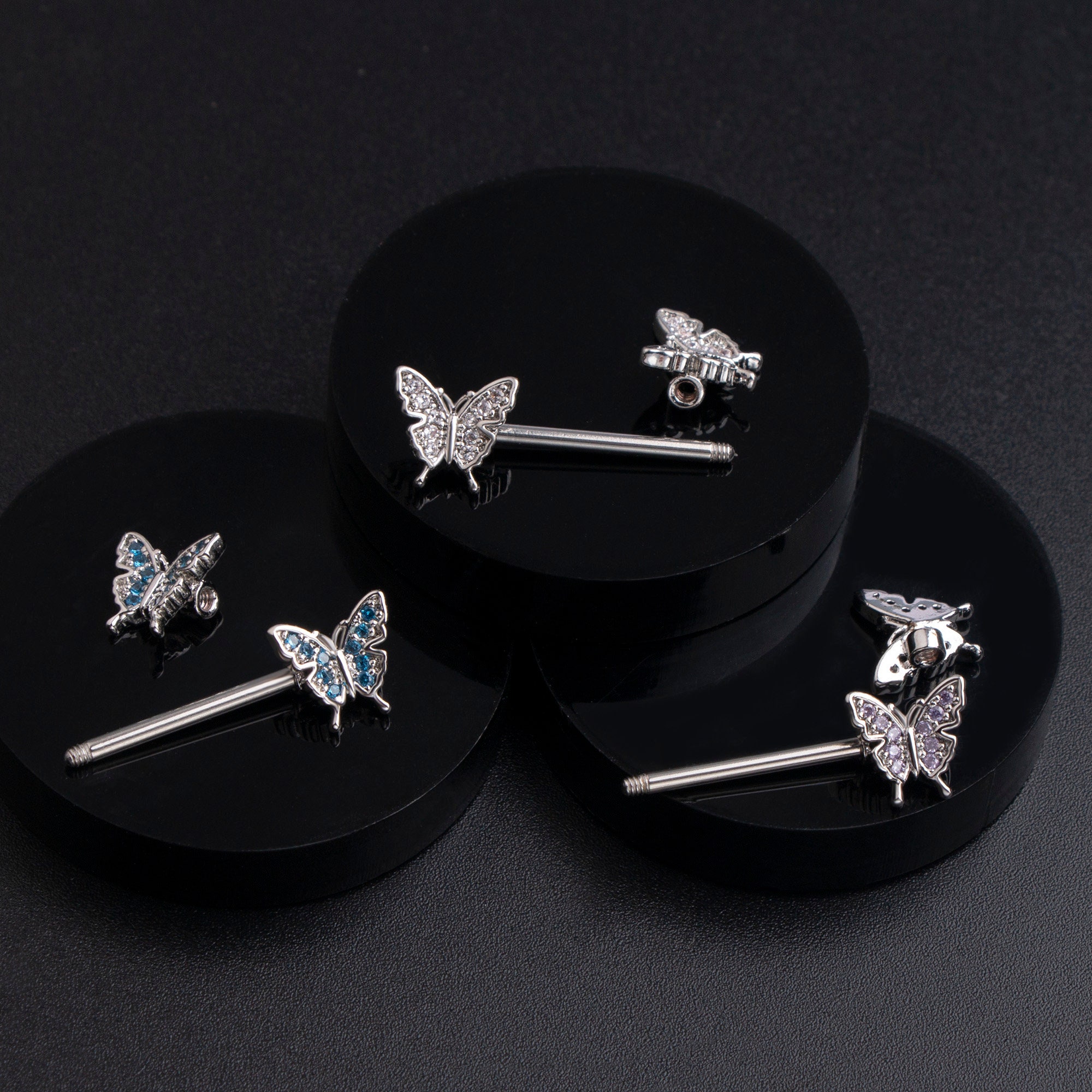 Piercing Capezzolo Sein Capezzoli Piercing Barbell Catena Astina Piercing Z573