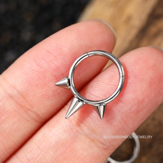 OUFER Titanium 16G kraakbeen oorpiercing gouden neuspiercing ring 5/6/7/8/9/10/11/12/13 mm neuspiercing titanium neusring clicker helix piercing sieraad daith piercing sieraad, 16G11mm, Metaal, metaal