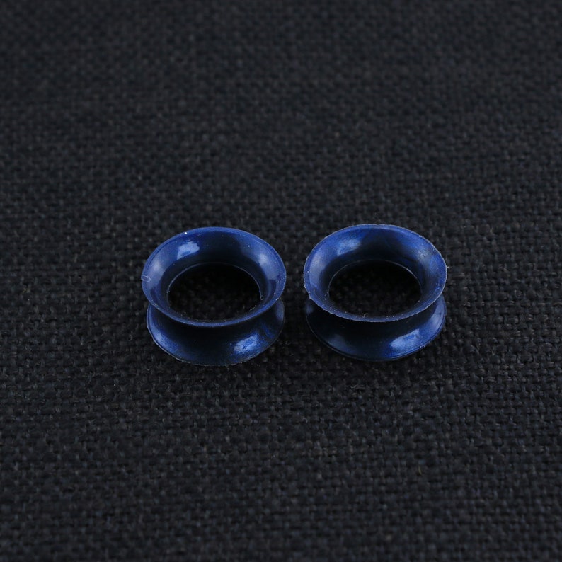8PCS Soft Silicone Gauges/6g to 1'' Double Flared Etsy