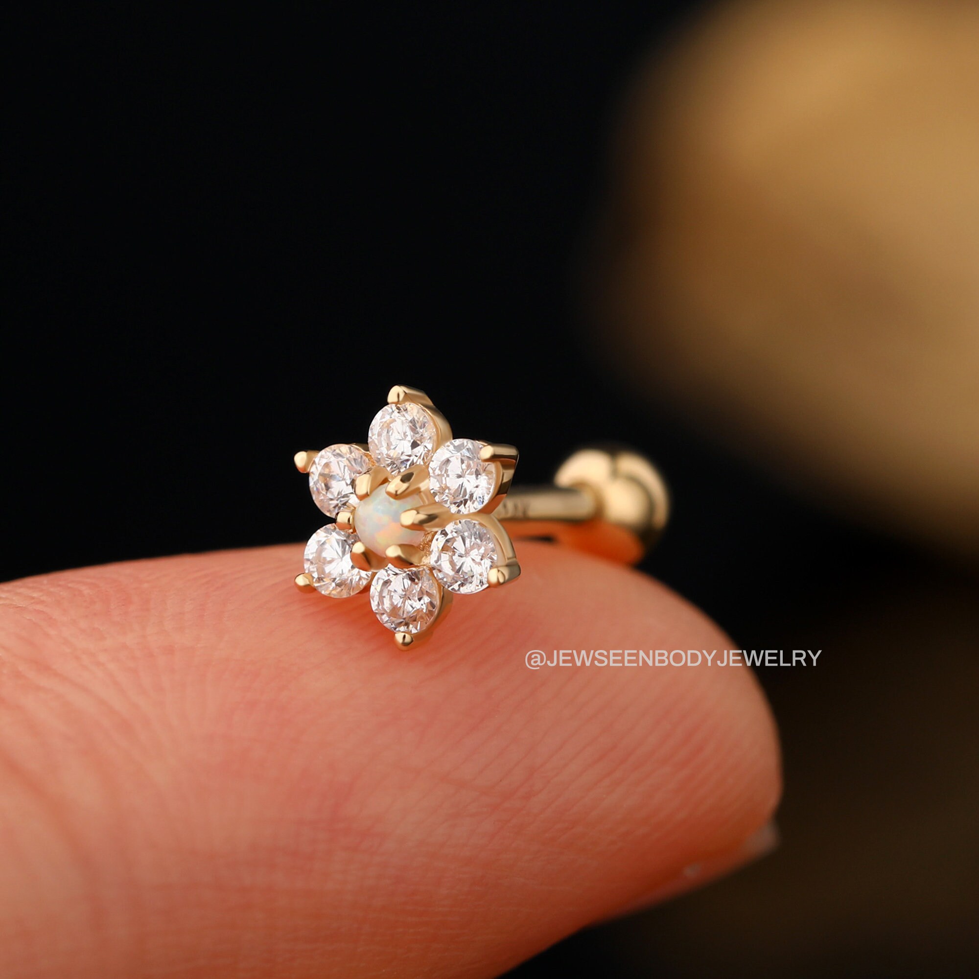 Orecchini Con Pietra Di Colore Da Donna In Oro 18 Carati Forma: Ovale Chiusura: Perno E Farfalla - Foto 10