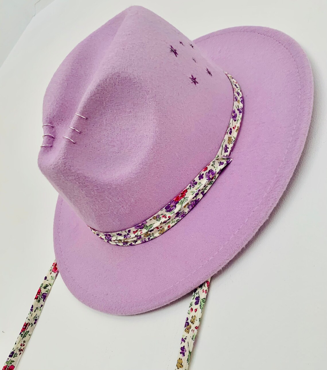 La Lavanda Purple / Lavender Fedora Hat Etsy Australia