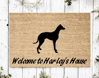 greyhound doormat