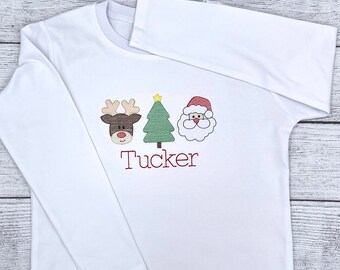 Boys Christmas Shirt, Boy's Christmas Tee, Merry Christmas Shirt, Toddler Christmas Shirt, Christmas Shirt, Personalized Christmas Tee