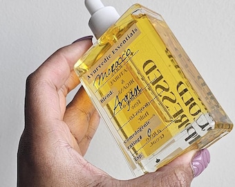 Moroccan Argan Oil     Raw Organic Cold Pressed   Hair Face Body Massage Oil Non Comedogenic Softens Hydrates Moisturizing All Skin Types