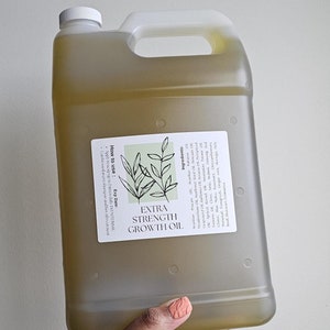 Extra Strength Wholesale Hair Growth Oil   with Brazilian Oil & Butters Strengthens / Thickens / Scalp Stimulating   Potent Herbal Blend