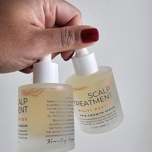 10% MULTI PEPTIDE Hair Growth Serum Growth Activating DHT Blocker Oil Free  Water Serum / Botanical Extracts / Scalp Nourishing