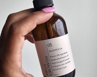 100 Ingredient POTENT EXTREME Mega Hair Growth Oil Thickens Strengthens Fast Acting Fast Absorbing Lightweight Non Greasy All Hair Types