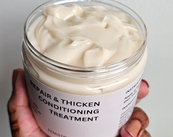 BATANA + BIOTIN  Repair & Thickening Volumizing Densifying Hair Growth Conditioner For Stronger Thicker Healthier Shinier Hair Salon Formula