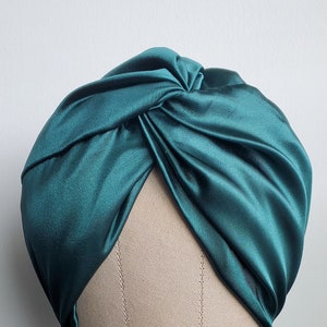 Satin Turban Head Wrap Sleep Protection Prevent breakage and Dry Hair / Hair Growth/ Chemo/ Fashionable Men & Women