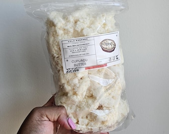 Belém Cupuacu Butter  Wild Harvested Sustainable Brazilian Raw Cold Pressed Unrefined   HAIR   FACE   BODY
