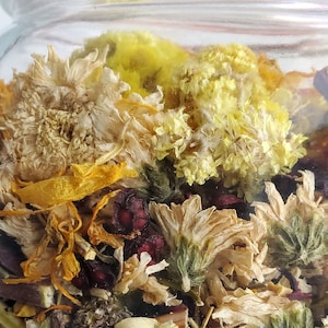 helichrysum flowers for hair growth