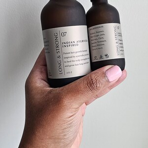 INDIAN Hair Growth Oil Thicker Darker Longer Hair balances Fights Dry