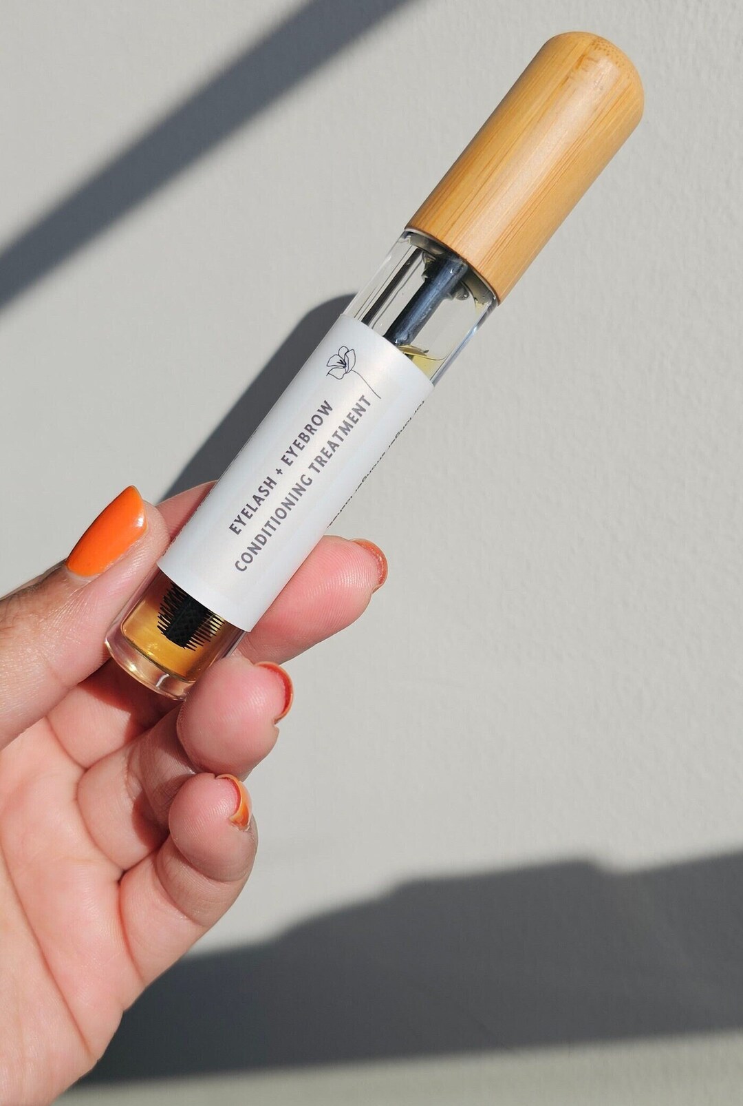 Saffron Horsetail Castor Infused Mega Grow Eyelash & Eyebrow Beards Serum Strengthens Lengthens