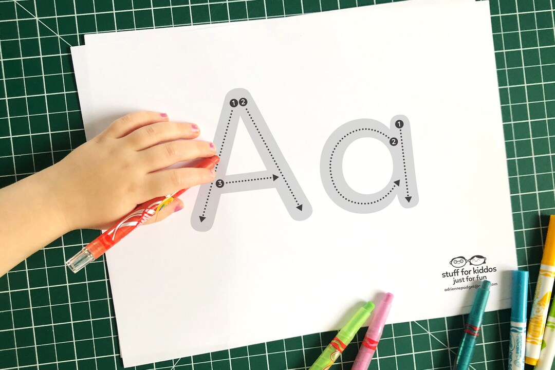 Alphabet Letters Printable Download in Two Styles - Etsy