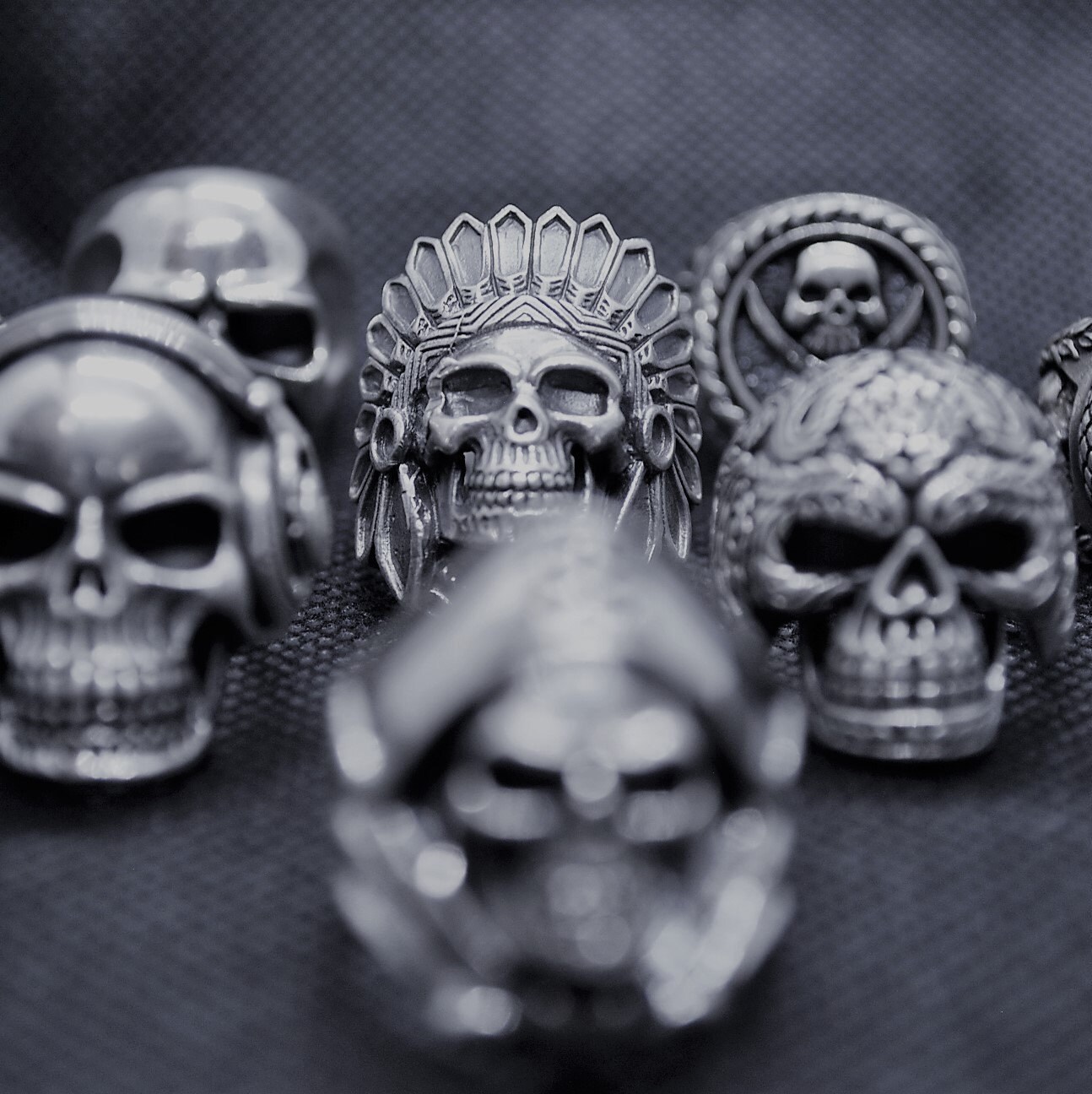 Mexican Skull Ring. Mexican Ring. Male Ring. Man Ring. Biker Etsy
