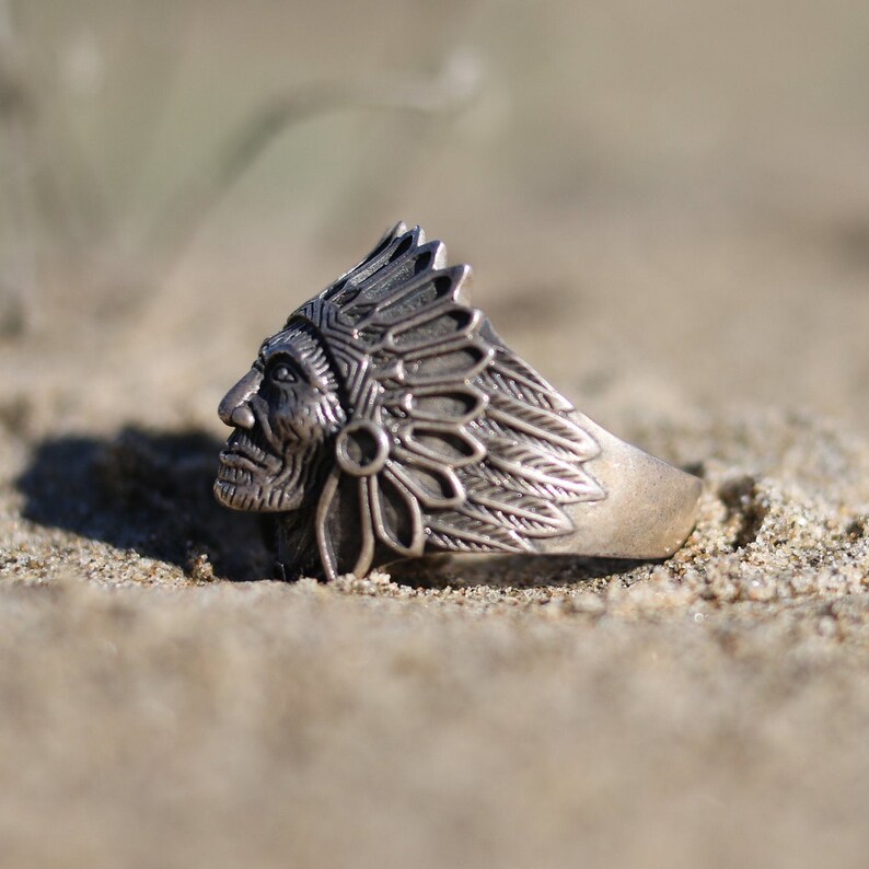 Chief Manitou Ring. Indian Ring. Shaman Ring. Chief Ring. Etsy UK