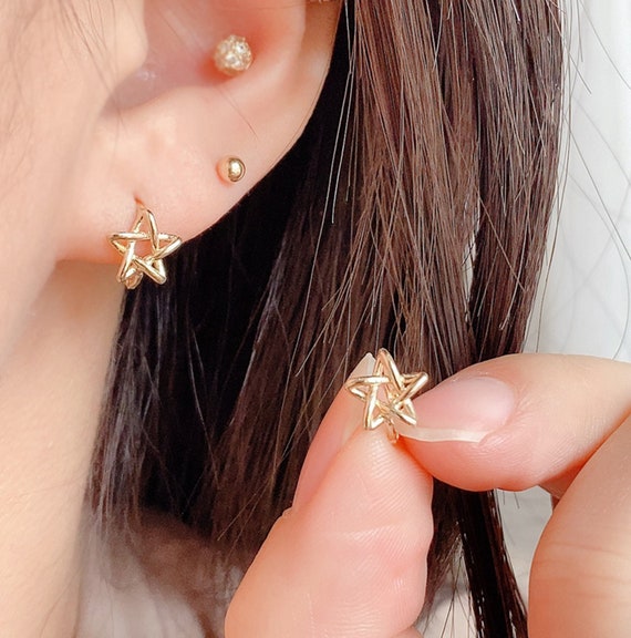 Star Stud Earrings, Gold Star Earrings, Gold Earrings, Stud Earrings, Gold  Post Earrings, Ear Studs, Gold Studs, Gift for Her, Star Studs - Etsy | Gold  star earrings, Star earrings stud, Stud earrings
