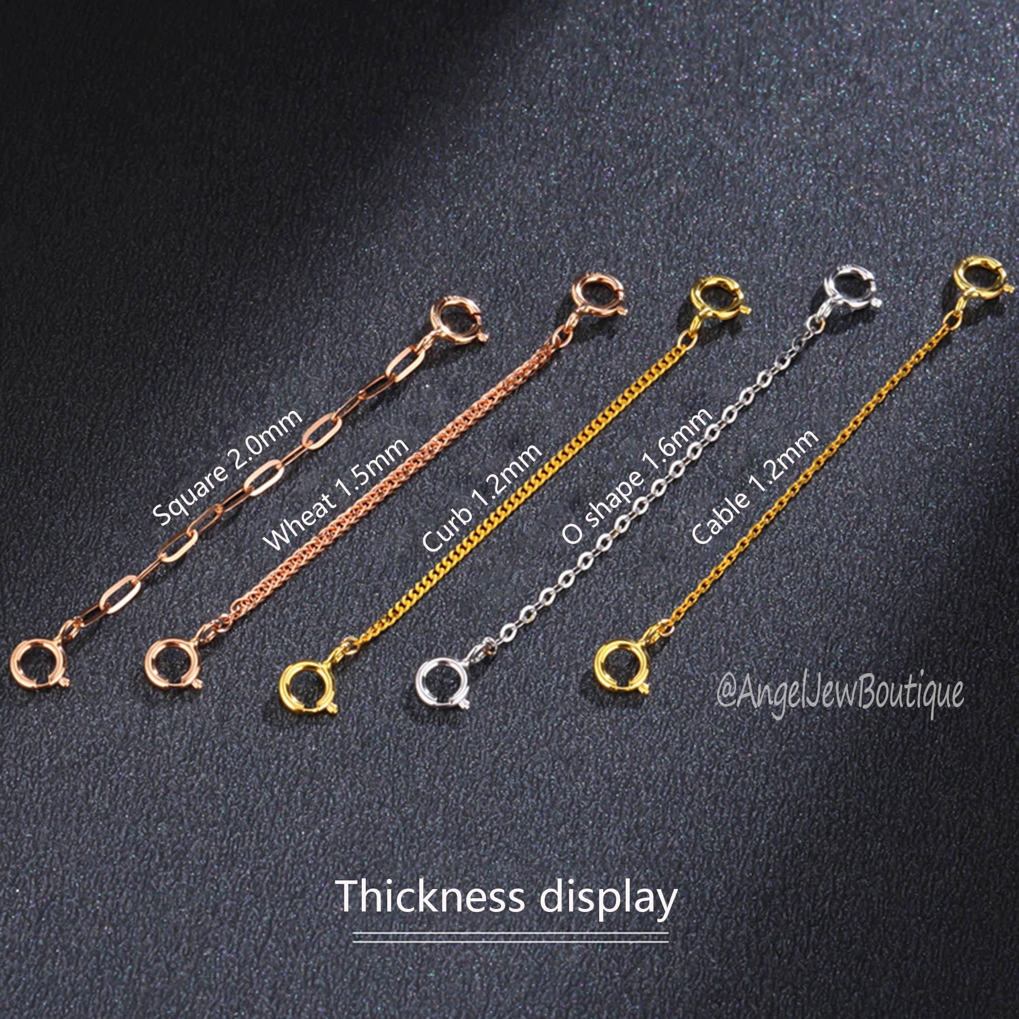 Bracelet safety chain 18k yellow gold - Etsy 日本