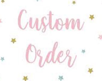 custom order for A S