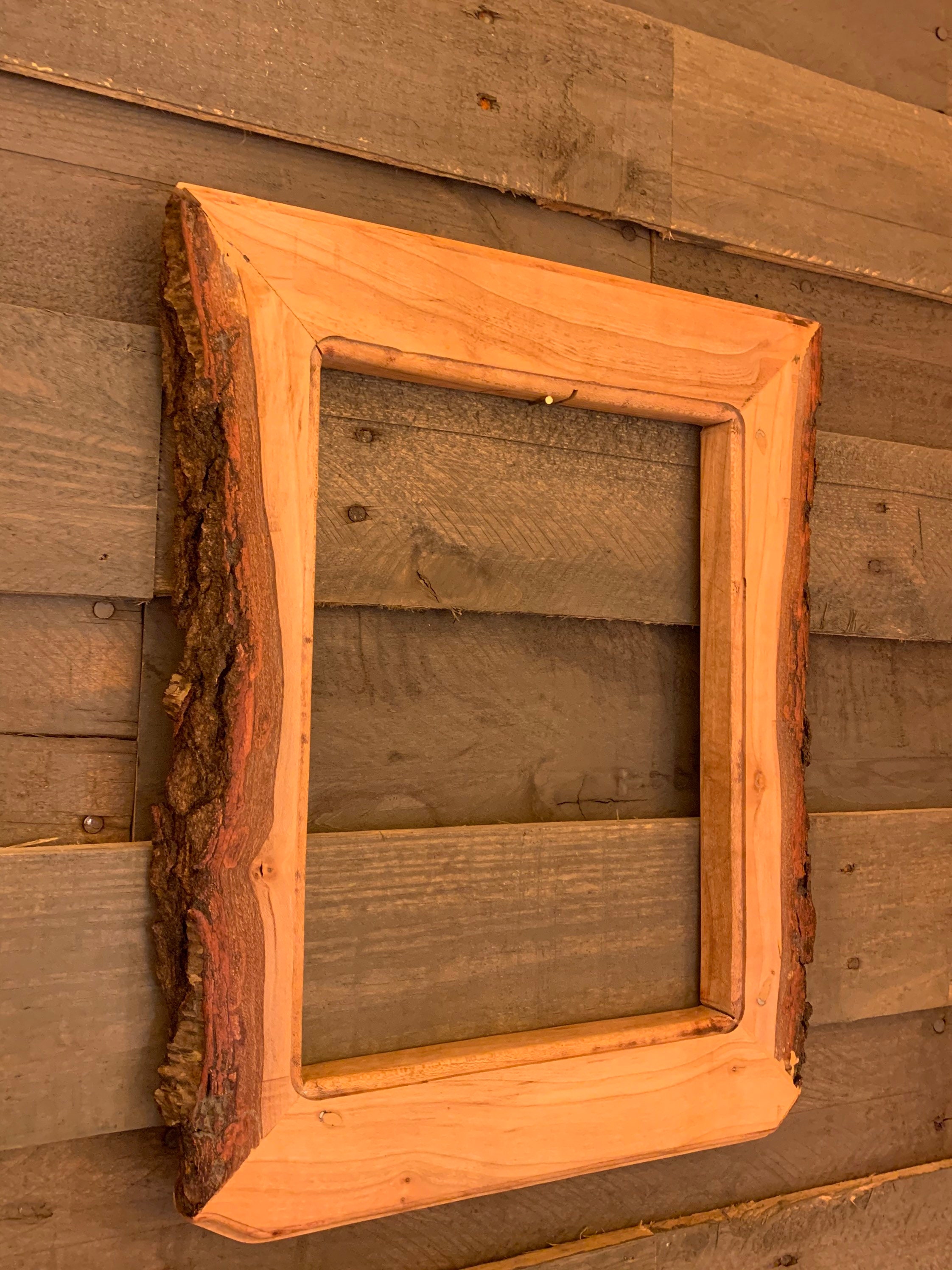 Live Edge Picture Frame customizable Etsy