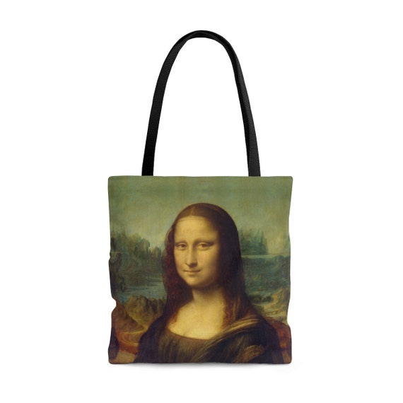 Monalisa All-Over Print Tote Bag | Etsy