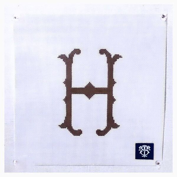 Monogram Needlepoint Etsy