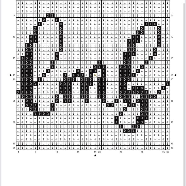 Needlepoint Chart for Initials Etsy