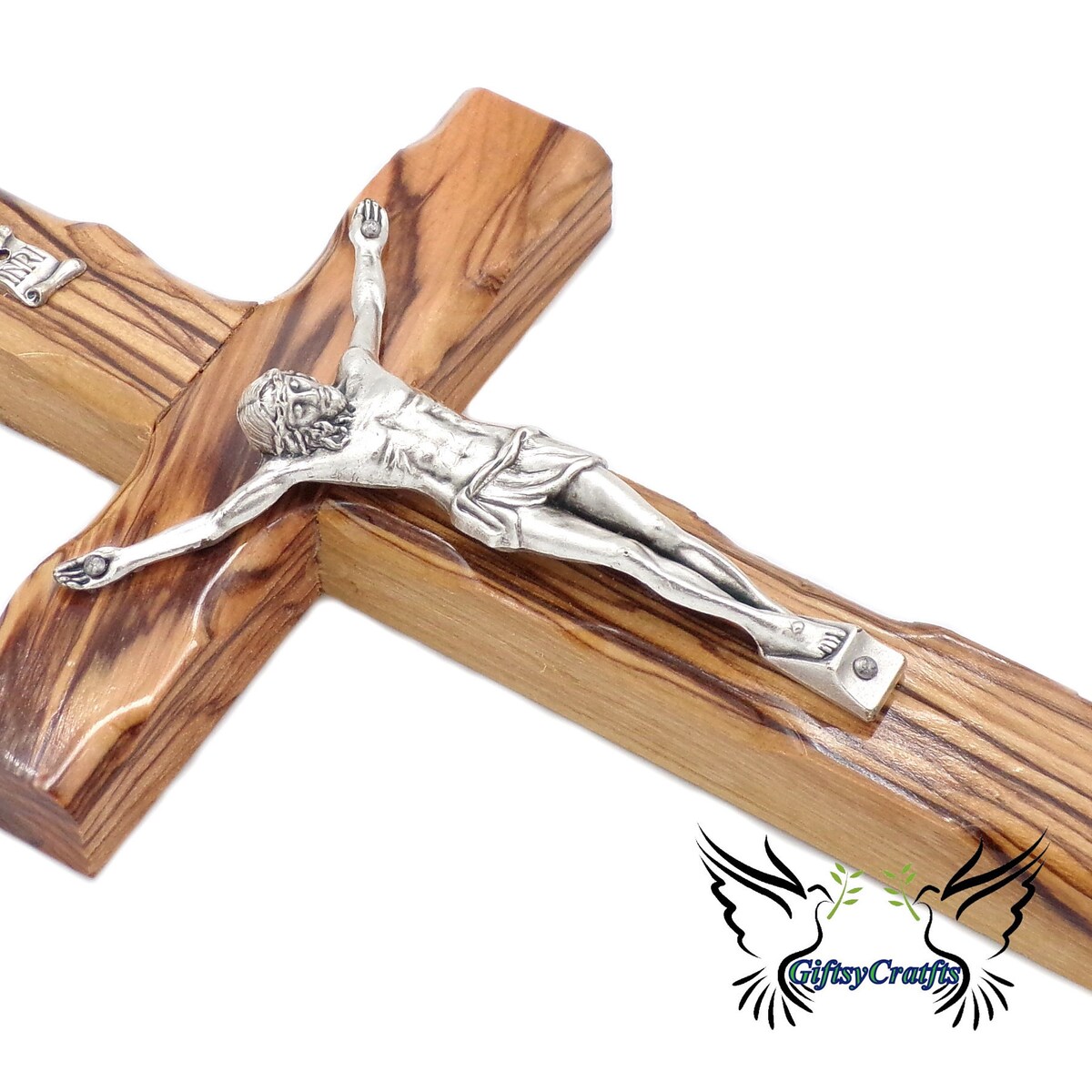 Wall Crucifix. Olive Wood Cross. Wall Hanging for Decor. Baptism. Communion. Confirmation Gift. Blessing Holy Crucifix for Mother's Day. - Etsy