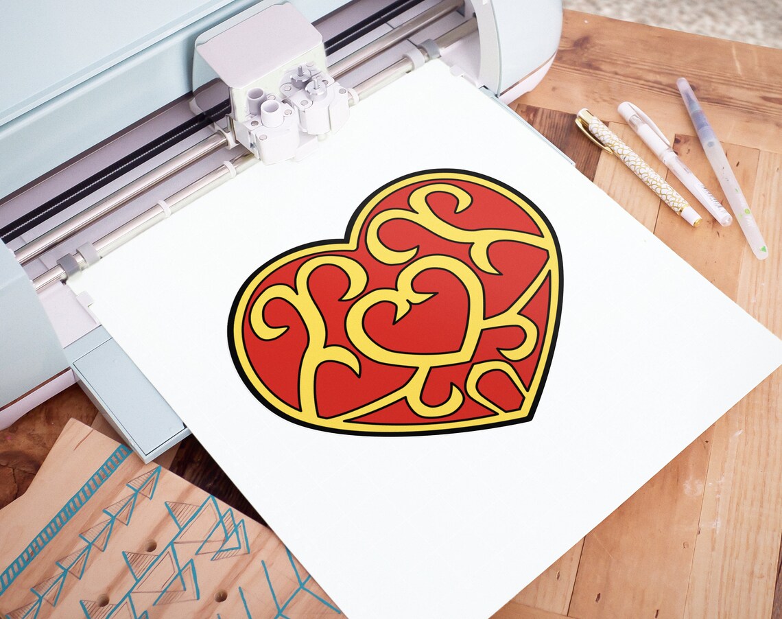 Download Zelda Heart SVG Clipart Containers Heart Cut file Zelda | Etsy