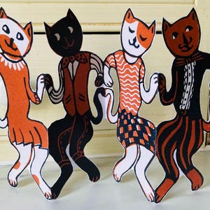 Carte Chats dansants