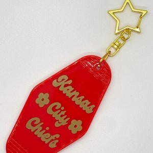 Kansas City Chiefs Hotel Keychain
