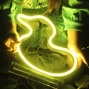 Insegna al neon a forma di anatra, insegna a LED a forma di anatra carina, luce a LED, insegna al neon personalizzata, arredamento per la casa, luci a LED a forma di anatra, luci al neon a forma di anatra, insegna a LED per il bagno